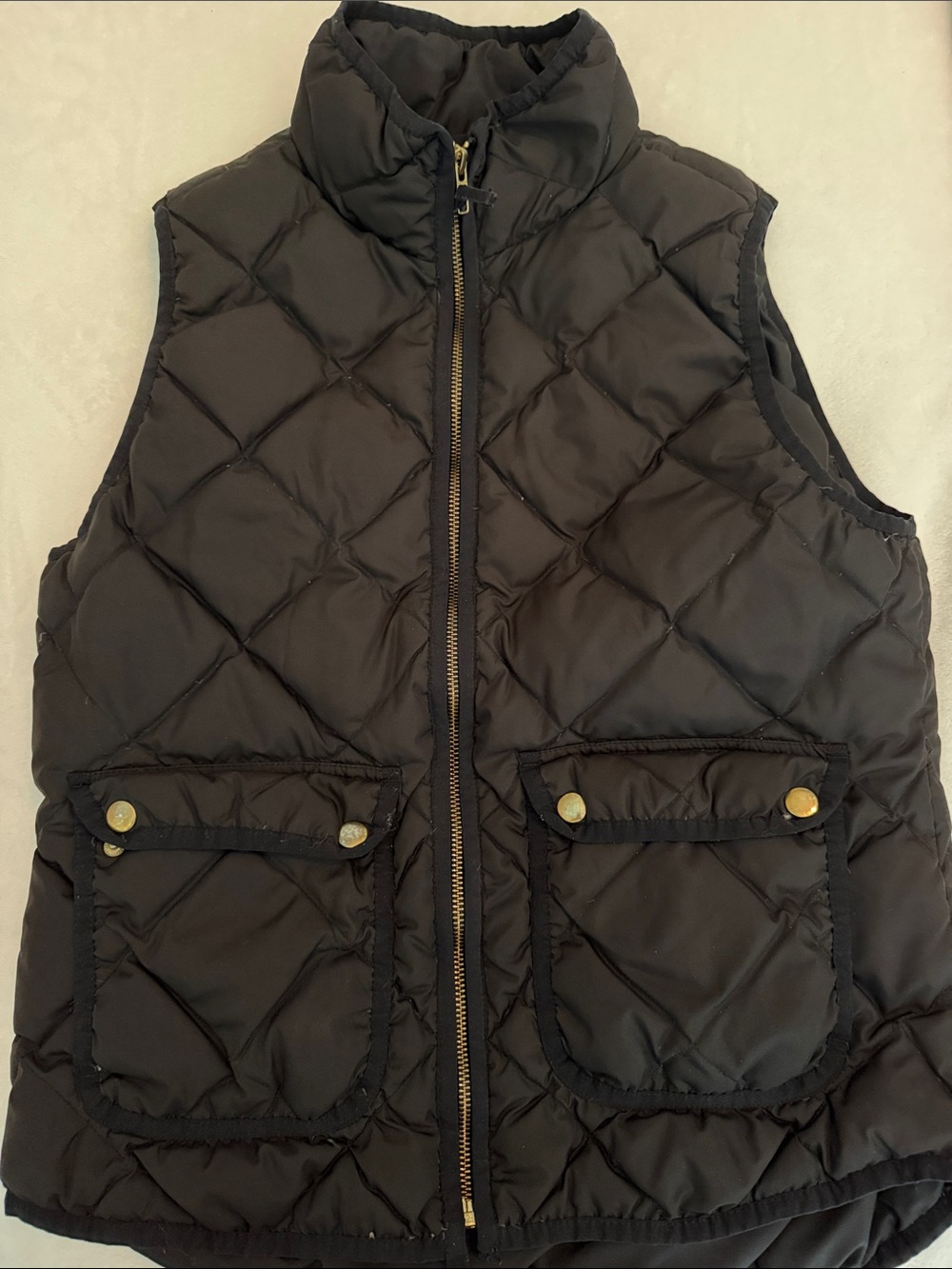 Women’s Quilted Puffer Vest - Black